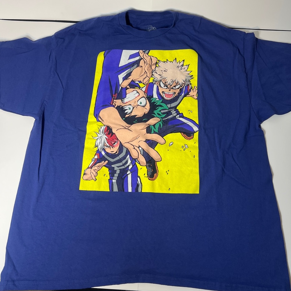 My Hero Academia Funimation Blue 3XL T-Shirt Loot Crate Exclusive